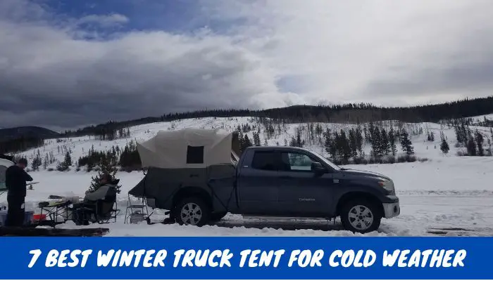 winter truck tent