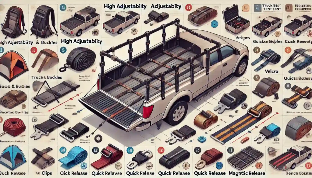 Comparing Straps Buckles to Other Truck Tent Attachment Systems