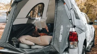 Family-Sized truck bed tent