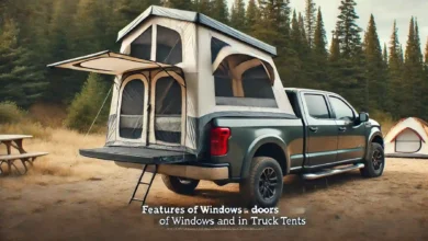 Features of Window sand Doors in Truck Tents