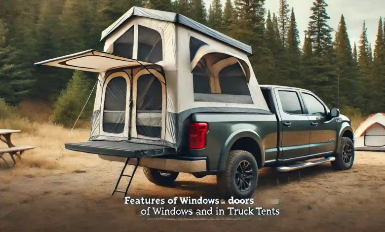 Features of Window sand Doors in Truck Tents