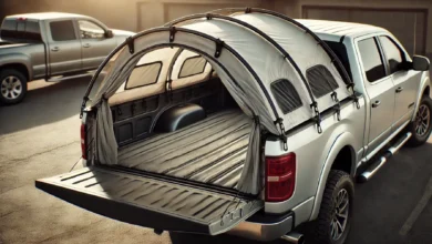 Heavy-Duty Zippers and Fasteners in Truck Bed Tent