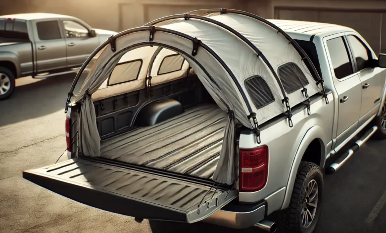 Heavy-Duty Zippers and Fasteners in Truck Bed Tent