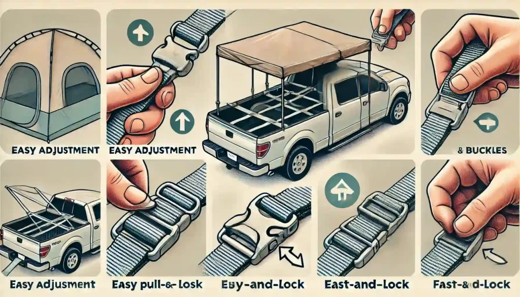 Quick Adjustment Advantages of Easy Adjustment with Straps Buckles