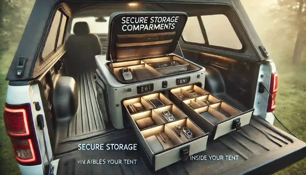 Secure Storage Compartments Protecting Valuables Inside Your Tent