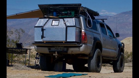 Security Features Lockable and Secure Truck Cap Tents