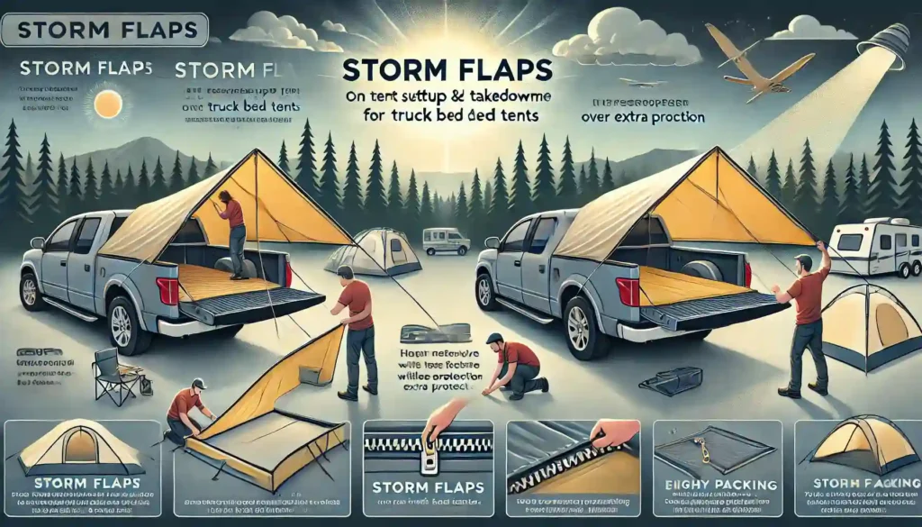 Storm Flaps and Their Impact on Tent Setup and Take down Time