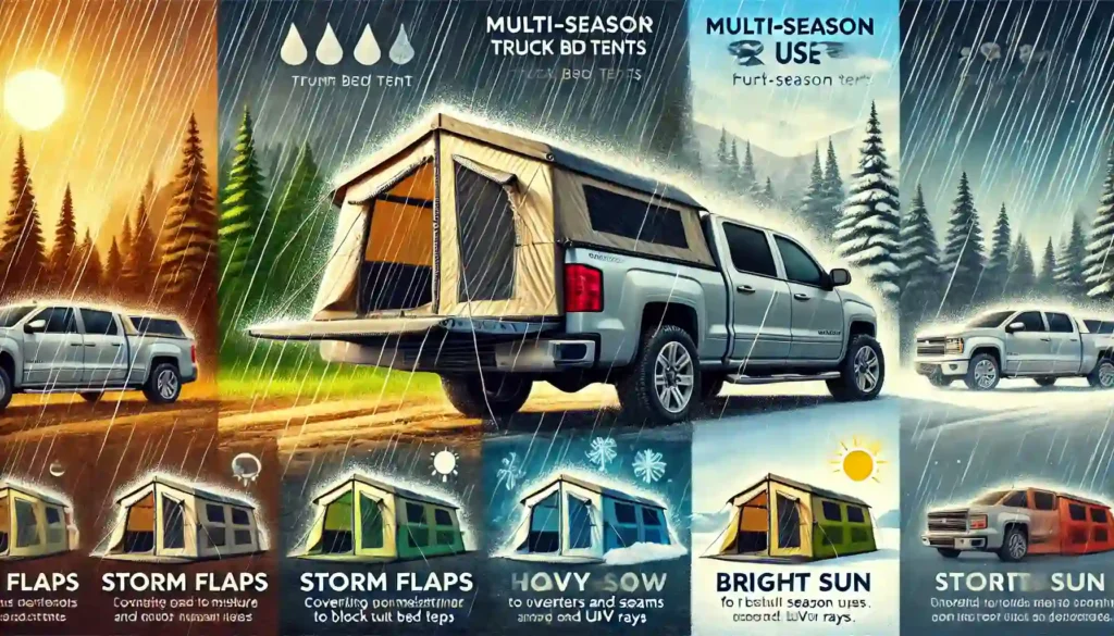 Storm Flaps as a Key Feature for Multi-Season Truck Bed Tents