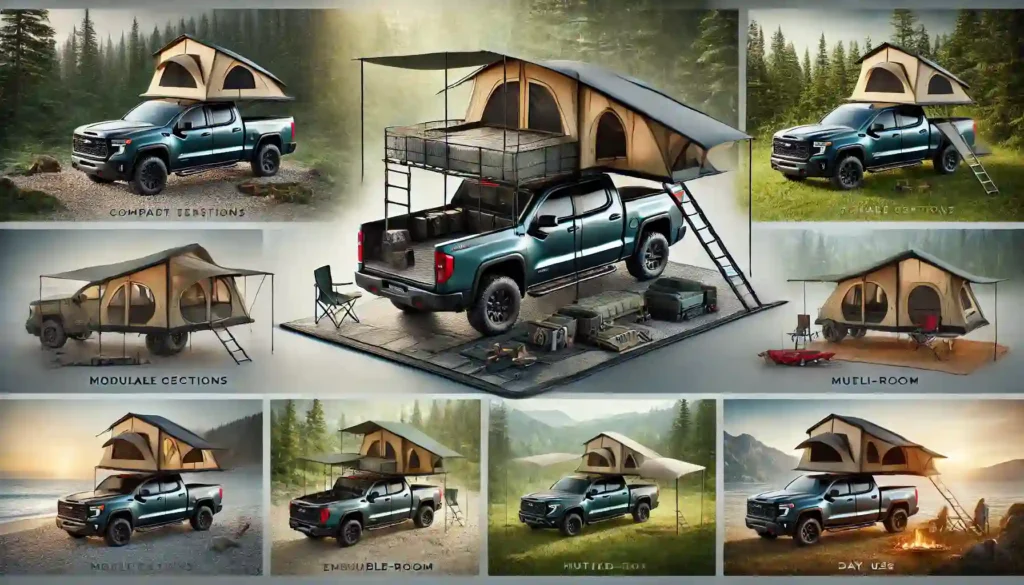 Versatility Adapting Multi-Room Configurations to Different Camping Scenarios