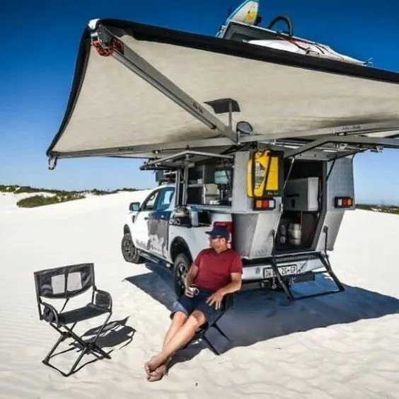 Weather Protection Providing Shade and Shelter with Awning Tents