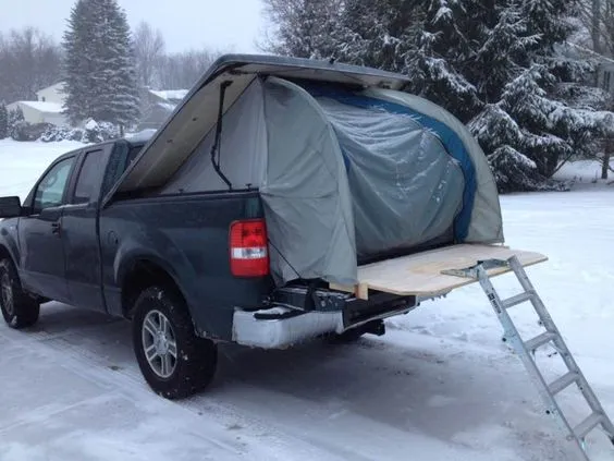 What is a Family-Sized Truck Bed Tent